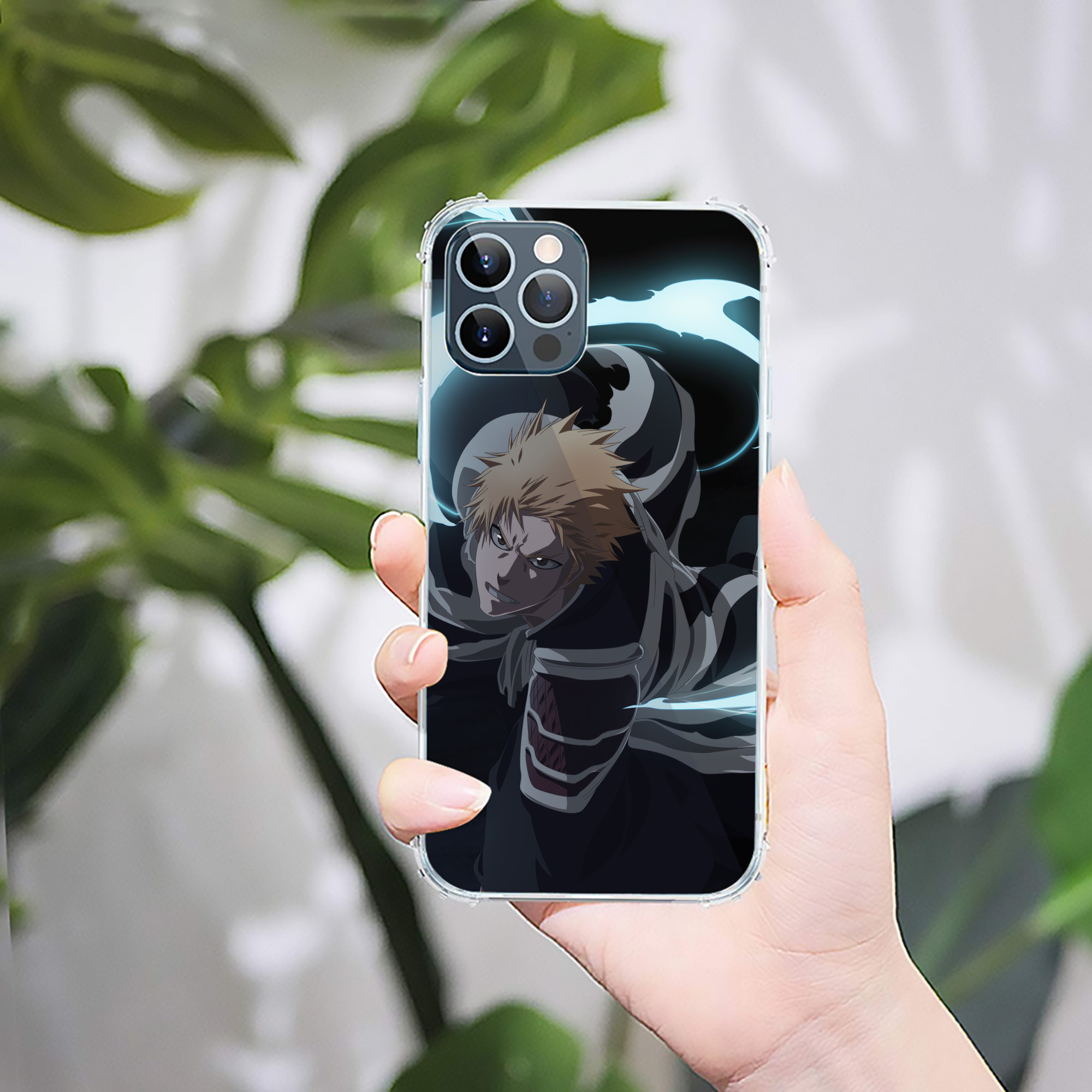 （画像用） ブリーチ BLEACH 【iPhone 12シリーズ対応】透明スマホケース（クリアソフトケース）